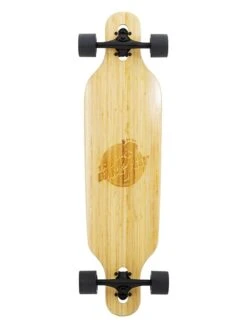 Two Bare Feet "The Austin" 36in Bamboo Series Longboard Skateboard Complete (Black Wheels)