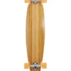 Two Bare Feet "The Chad" 42in Bamboo Series Longboard Skateboard Complete (Orange Wheels)