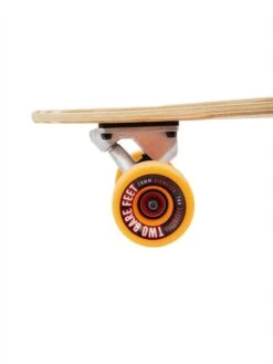 Two Bare Feet "The Chad" 42in Bamboo Series Longboard Skateboard Complete (Orange Wheels) -Surfboards Sales 05 n s03 black wheel 3