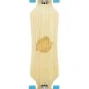 Two Bare Feet "The Larry" 39in Bamboo Series Longboard Skateboard Complete (Blue Wheels)