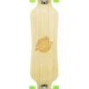 Two Bare Feet "The Larry" 39in Bamboo Series Longboard Skateboard Complete (Green Wheels)