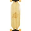 Two Bare Feet "The Austin" 36in Bamboo Series Longboard Skateboard Complete (Orange Wheels)