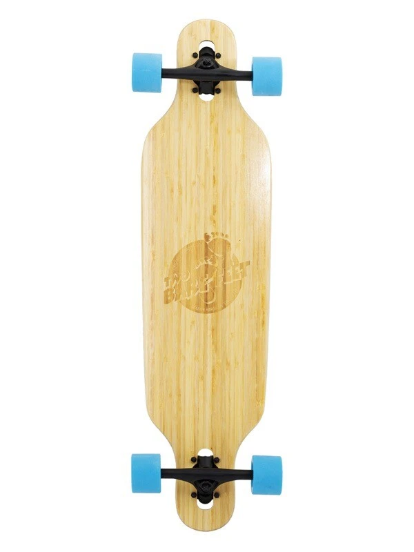 Two Bare Feet "The Austin" 36in Bamboo Series Longboard Skateboard Complete (Blue Wheels) 1 Two Bare Feet "The Austin" 36in Bamboo Series Longboard Skateboard Complete (Blue Wheels)