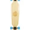 Two Bare Feet "The Duke" 41in Bamboo Series Longboard Skateboard Complete (Blue Wheels)