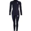 Two Bare Feet Womens Silicone Print Series 2.5mm Wetsuit Jacket & Pants Set (Black)