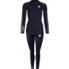 Two Bare Feet Womens Silicone Print Series 2.5mm Wetsuit Jacket & Pants Set (Black/White)