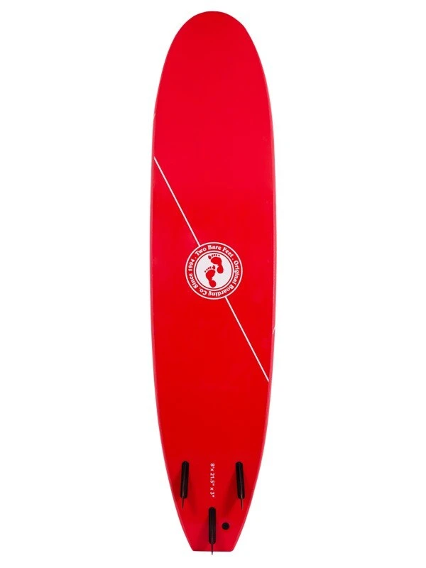 8ft Foamy Surfboard (Red) 1 8ft Foamy Surfboard (Red)