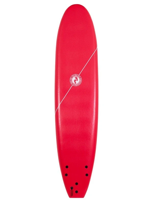 8ft Foamy Surfboard (Red) 2 8ft Foamy Surfboard (Red) - Image 2