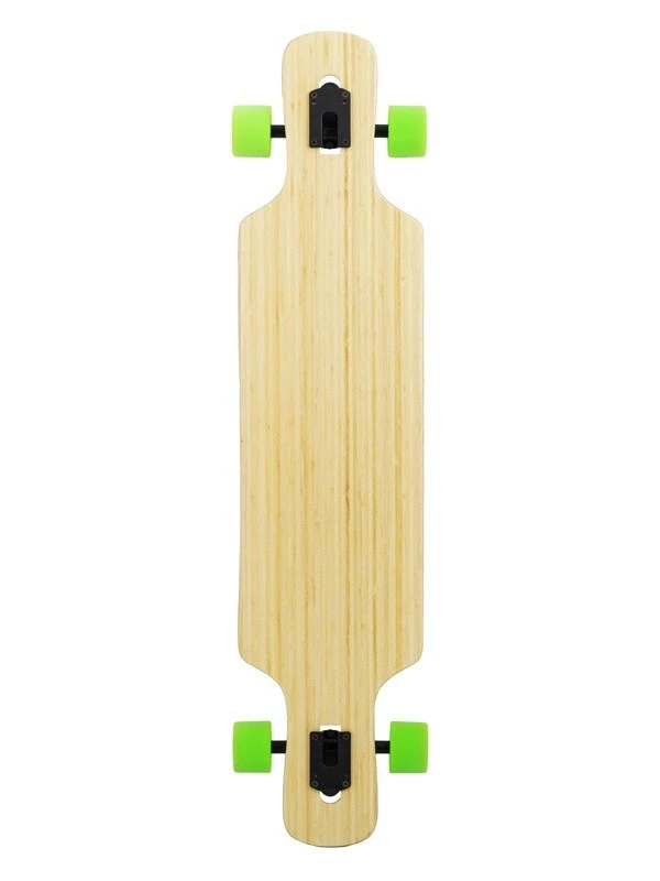 Two Bare Feet "The Parker" 42.5in Bamboo Series Longboard Skateboard Complete (Green Wheels) 2 Two Bare Feet "The Parker" 42.5in Bamboo Series Longboard Skateboard Complete (Green Wheels) - Image 2