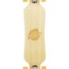 Two Bare Feet "The Larry" 39in Bamboo Series Longboard Skateboard Complete (Orange Wheels)