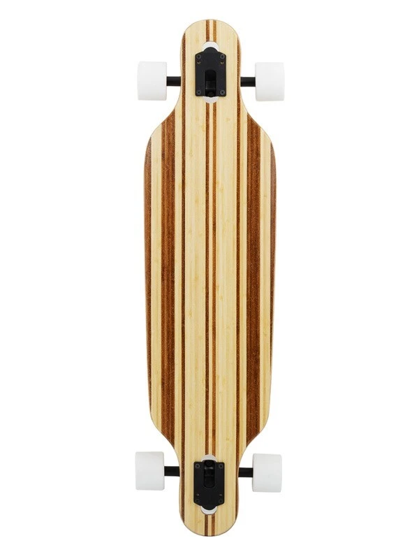 Two Bare Feet "The Austin" 36in Bamboo Series Longboard Skateboard Complete (White Wheels) 2 Two Bare Feet "The Austin" 36in Bamboo Series Longboard Skateboard Complete (White Wheels) - Image 2