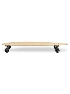 Two Bare Feet "The Chuck" 44in Bamboo Series Longboard Skateboard Complete (Black Wheels) -Surfboards Sales 3 001 the chuck side min