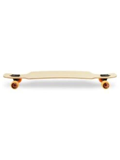 Two Bare Feet "The Parker" 42.5in Bamboo Series Longboard Skateboard Complete (Orange Wheels) -Surfboards Sales 3 002 parker side 3