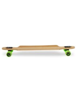 Two Bare Feet "The Hunter" 40in Bamboo Series Longboard Skateboard Complete (Green Wheels) -Surfboards Sales 3 006 hunter side 3