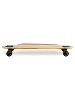 Two Bare Feet "The Austin" 36in Bamboo Series Longboard Skateboard Complete (Black Wheels) -Surfboards Sales 3 007 austin side min