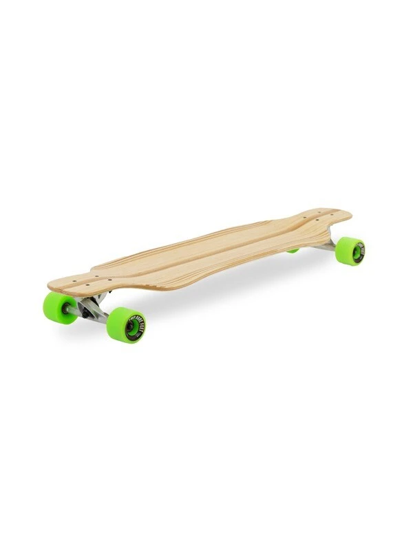 Two Bare Feet "The Larry" 39in Bamboo Series Longboard Skateboard Complete (Green Wheels) 4 Two Bare Feet "The Larry" 39in Bamboo Series Longboard Skateboard Complete (Green Wheels) - Image 4