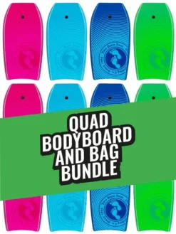Two Bare Feet Lagoon Quad Bodyboard And Bag Bundle (Choice Of 33", 37", 41", 42", 44")