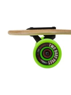 Two Bare Feet "The Hunter" 40in Bamboo Series Longboard Skateboard Complete (Green Wheels) -Surfboards Sales 5 006 hunter wheel 3