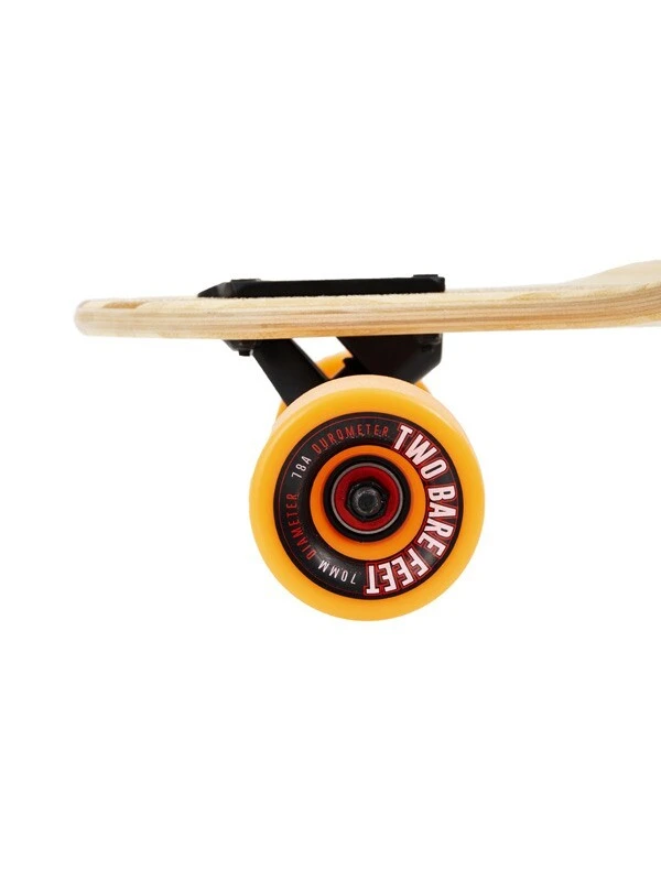 Two Bare Feet "The Duke" 41in Bamboo Series Longboard Skateboard Complete (Orange Wheels) 5 Two Bare Feet "The Duke" 41in Bamboo Series Longboard Skateboard Complete (Orange Wheels) - Image 5