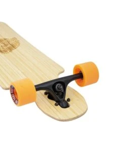 Two Bare Feet "The Hunter" 40in Bamboo Series Longboard Skateboard Complete (Orange Wheels) -Surfboards Sales 6 006 hunter trucks