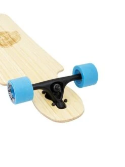 Two Bare Feet "The Hunter" 40in Bamboo Series Longboard Skateboard Complete (Blue Wheels) -Surfboards Sales 6 006 hunter trucks 1