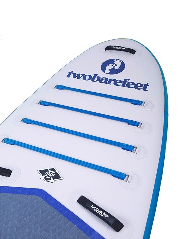 Two Bare Feet Sport Air (Allround XL) 10'10" X 33" X 6" Inflatable SUP Deluxe Fibreglass Hybrid Pack (Blue) 4 Two Bare Feet Sport Air (Allround XL) 10'10" X 33" X 6" Inflatable SUP Deluxe Fibreglass Hybrid Pack (Blue) - Image 4