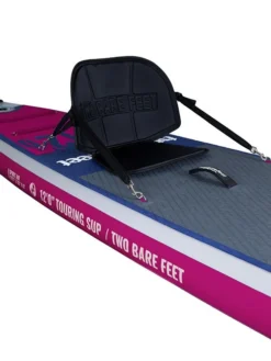Two Bare Feet Sport Air (Touring) 12'0" X 33" X 6" Inflatable SUP Deluxe Carbon Hybrid Pack (Raspberry) -Surfboards Sales angle 9.2 raspberry 1