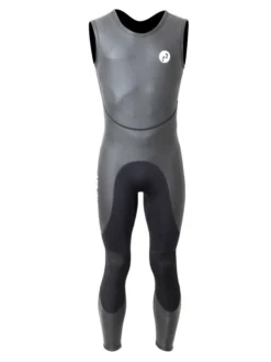 Two Bare Feet Enduro Sleeveless 2.5mm Mens Mesh Surf Suit (Black)