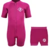 Essentials Baby Swim Kit - Aquatica Wetsuit + Nappy Shorts (Raspberry)