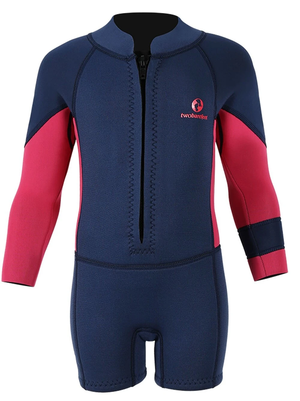 Two Bare Feet Squadron Baby Spring 3/2mm Wetsuit (Blue/ Fuchsia) 1 Two Bare Feet Squadron Baby Spring 3/2mm Wetsuit (Blue/ Fuchsia)