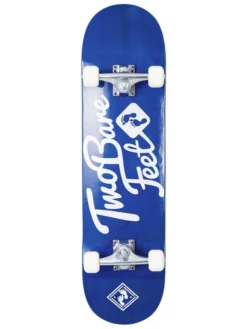 TBF Boarding Co Complete Double Kick Skateboard (Blue)