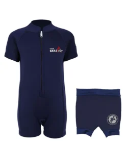 Essentials Baby Swim Kit - Classic Wetsuit + Nappy Shorts (Blue)