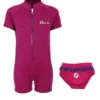 Essentials Baby Swim Kit - Classic Wetsuit + Swim Nappy (Raspberry)