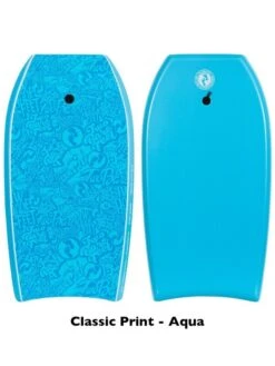 Two Bare Feet Flowers Double Bodyboard And Bag Bundle (Choice Of 33", 37", 41") 13 Two Bare Feet Flowers Double Bodyboard And Bag Bundle (Choice Of 33", 37", 41") -Surfboards Sales classic print aqua