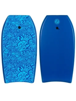 Two Bare Feet Classic Pattern Triple Bodyboard And Bag Bundle (Choice Of 33", 37", 41", 42", 44") 10 Two Bare Feet Classic Pattern Triple Bodyboard And Bag Bundle (Choice Of 33", 37", 41", 42", 44") -Surfboards Sales cp front and back blue 2