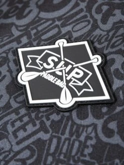 Two Bare Feet Classic Print 3 Piece SUP Paddle Bag (Black / Grey) -Surfboards Sales cp paddle bags 3pc 4