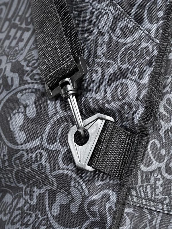 Classic Pattern 6'6" Surfboard Travel Bag (Black / Grey) 5 Classic Pattern 6'6" Surfboard Travel Bag (Black / Grey) - Image 5