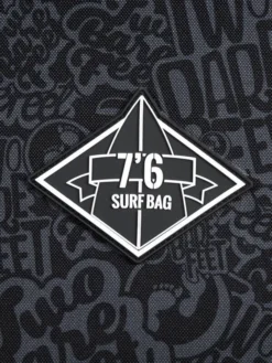 Classic Pattern 7'6" Surfboard Travel Bag (Black / Grey) -Surfboards Sales cp surfboard bags 7 6 4