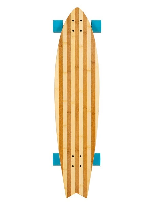 Two Bare Feet "The Deacon" 40in Bamboo Series Longboard Skateboard Complete (Blue Wheels) 2 Two Bare Feet "The Deacon" 40in Bamboo Series Longboard Skateboard Complete (Blue Wheels) - Image 2