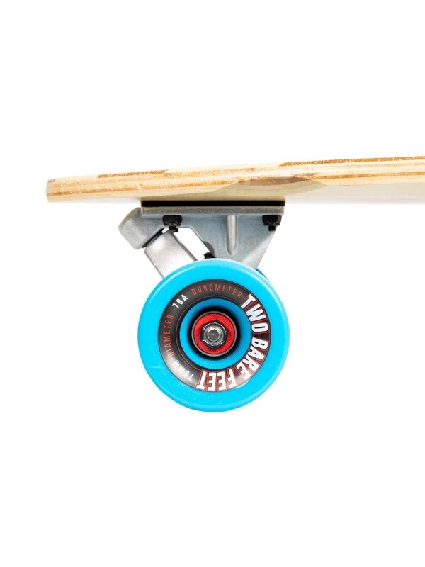Two Bare Feet "The Deacon" 40in Bamboo Series Longboard Skateboard Complete (Blue Wheels) 5 Two Bare Feet "The Deacon" 40in Bamboo Series Longboard Skateboard Complete (Blue Wheels) - Image 5