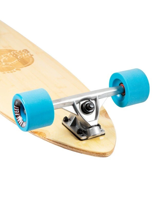 Two Bare Feet "The Deacon" 40in Bamboo Series Longboard Skateboard Complete (Blue Wheels) 6 Two Bare Feet "The Deacon" 40in Bamboo Series Longboard Skateboard Complete (Blue Wheels) - Image 6