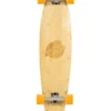 Two Bare Feet "The Deacon" 40in Bamboo Series Longboard Skateboard Complete (Orange Wheels)