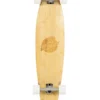 Two Bare Feet "The Deacon" 40in Bamboo Series Longboard Skateboard Complete (White Wheels)