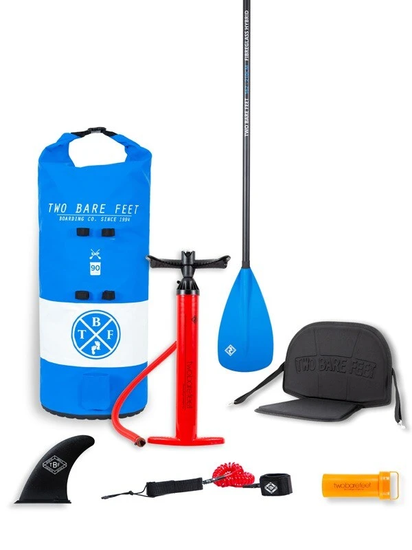 Two Bare Feet Entradia (Allround XS) 8'6" X 34" X 4.75" Inflatable Juniors SUP Deluxe Fibreglass Hybrid Pack (Blue) 3 Two Bare Feet Entradia (Allround XS) 8'6" X 34" X 4.75" Inflatable Juniors SUP Deluxe Fibreglass Hybrid Pack (Blue) - Image 3