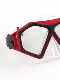 DiveSport Silicone Mask (Red / Clear) -Surfboards Sales divesport mask red 02