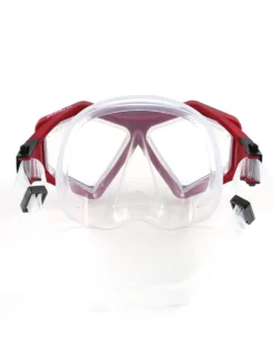DiveSport Silicone Mask (Red / Clear) -Surfboards Sales divesport mask red 06