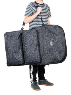 44" Double Bodyboard Bag (Grey Classic Pattern) 8 44" Double Bodyboard Bag (Grey Classic Pattern) -Surfboards Sales double bodyboard bag grey 4