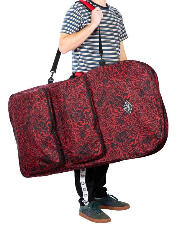 44" Double Bodyboard Bag (Red Classic Pattern) 4 44" Double Bodyboard Bag (Red Classic Pattern) - Image 4