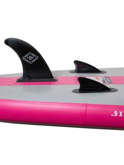 Two Bare Feet Entradia (Allround XL) 10'10" X 34" X 6" Inflatable SUP Deluxe Fibreglass Hybrid Pack (Pink) -Surfboards Sales entradia 10 10 3 pink 1