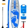 Two Bare Feet Entradia (Allround XL) 10'10" X 34" X 6" Inflatable SUP Starter Pack (Blue)